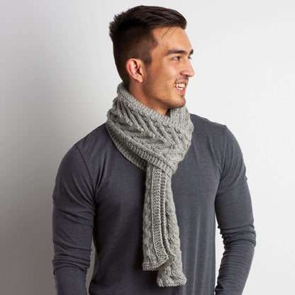 Patons Braid and Twist Knit Scarf Single Size