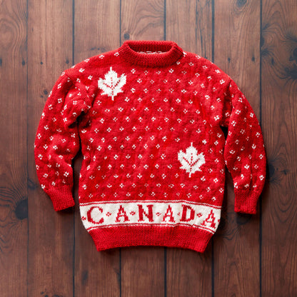 Patons Canada Knit Adult Sweater XS/S