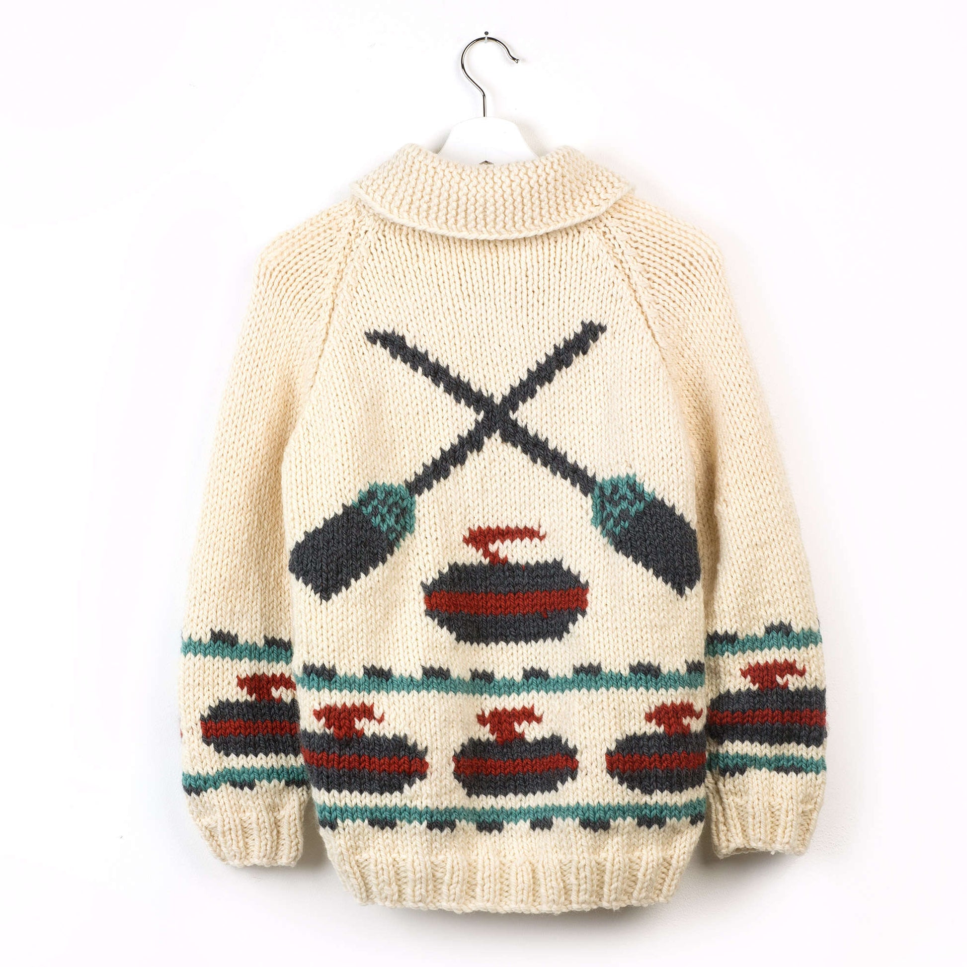 Free Patons Knit Curling Sweater Pattern