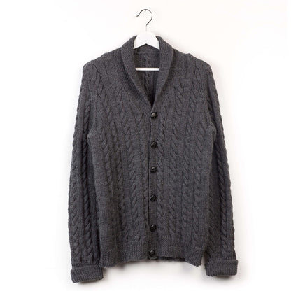 Patons Hey Handsome Knit Cardigan L