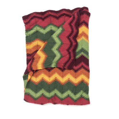 Patons Spicy Chevron Knit Blanket Single Size