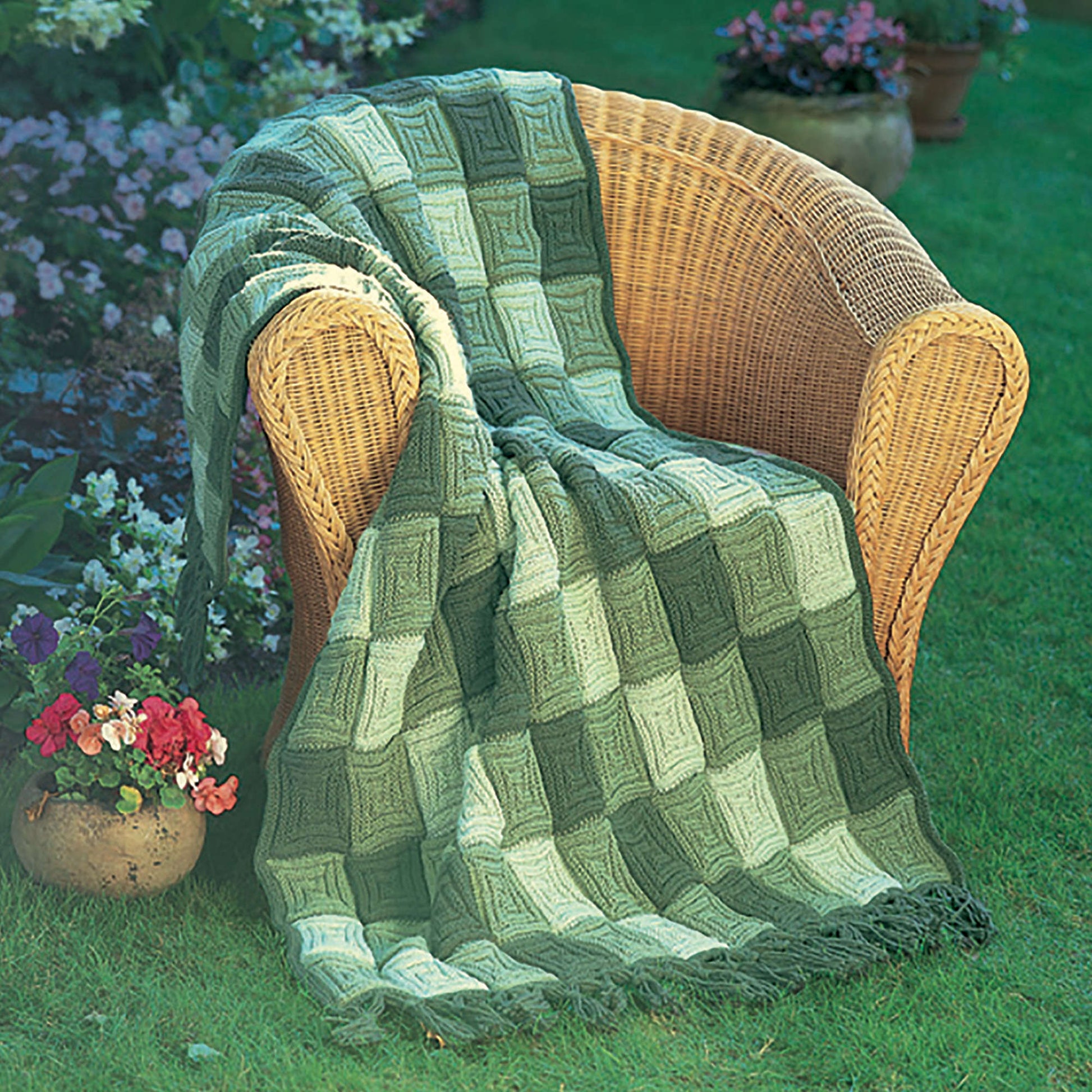 Patons Log Cabin Squares Yarnspirations