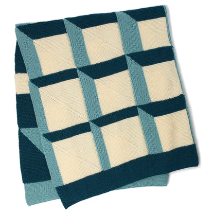 Patons Knit Shadowbox Blanket Patons Knit Shadowbox Blanket Pattern Tutorial Image