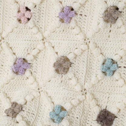 Patons Little Dots Will Do Ya Crochet Knit Blanket Single Size