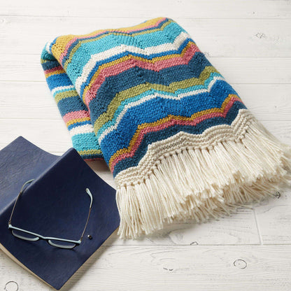 Patons Digital Chevron Knit Blanket Single Size