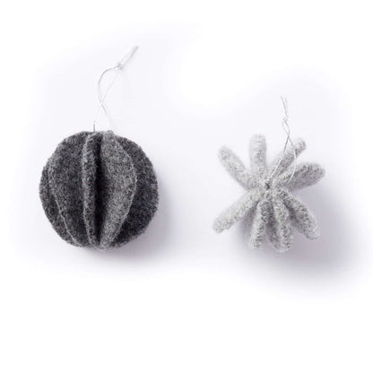 Patons Felt Knit Circle Ornaments Single Size