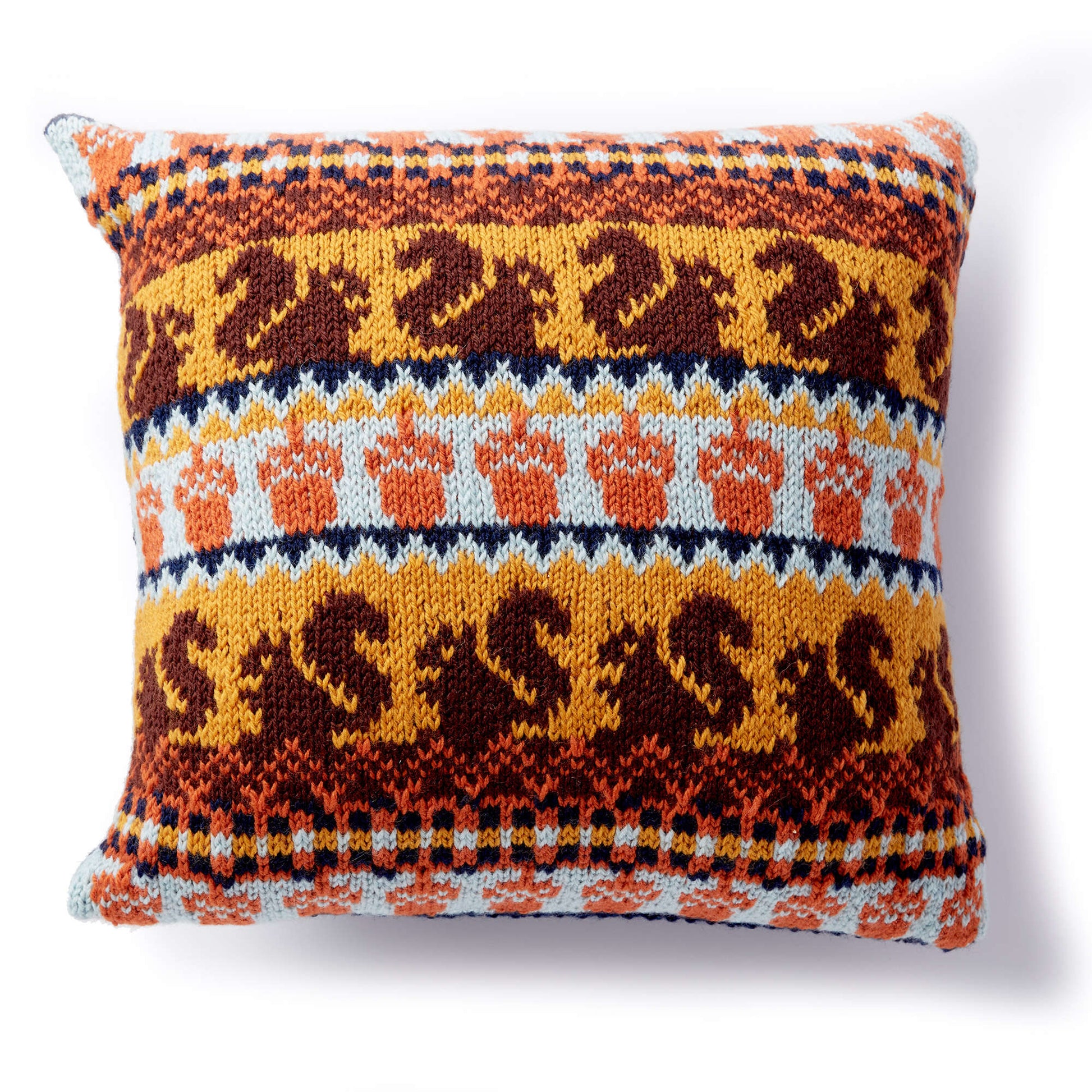 Patons Autumn Harvest Knit Pillow Single Size