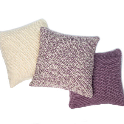 Patons Seed Stitch Knit Pillow Version 1