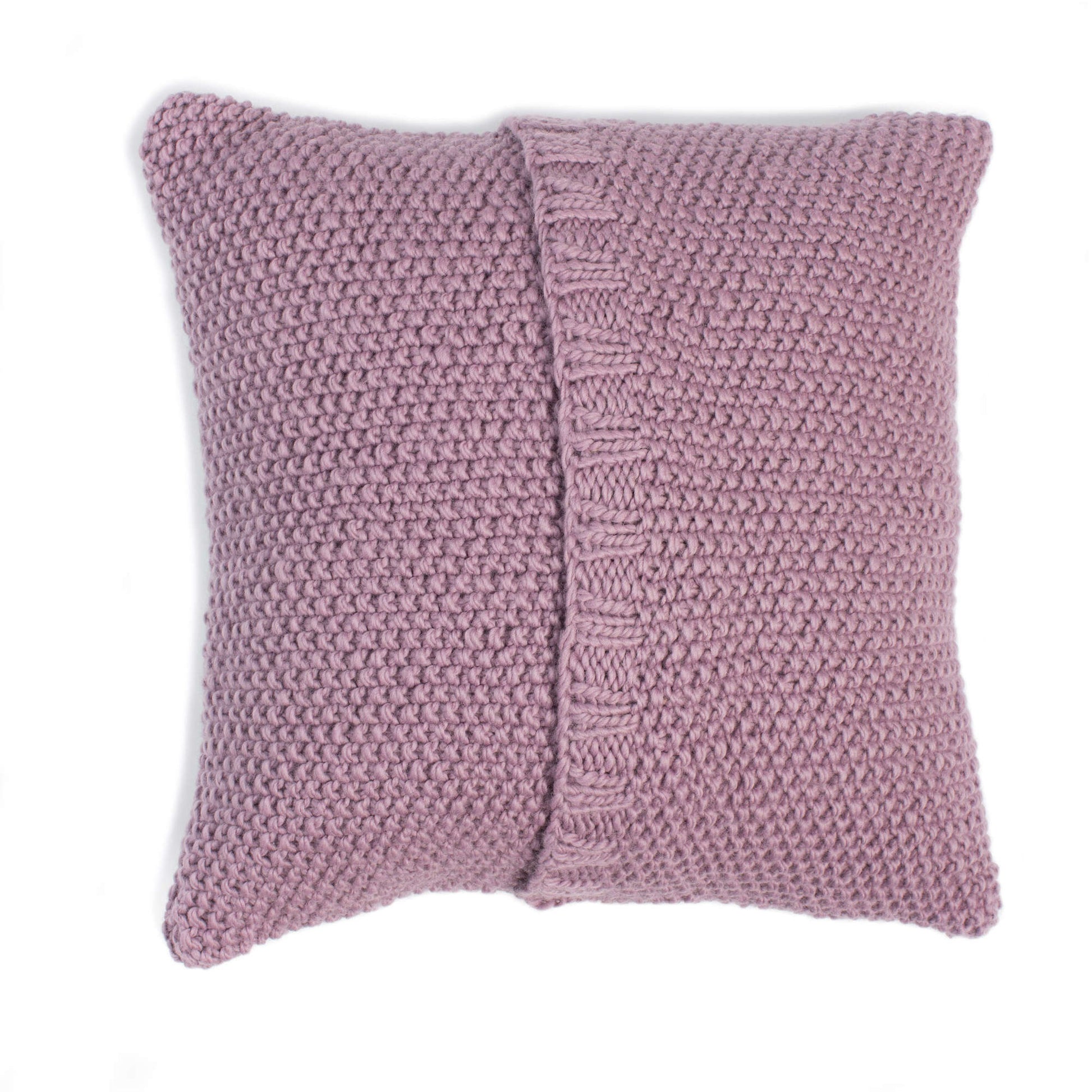 Free Patons Seed Stitch Knit Pillow Pattern