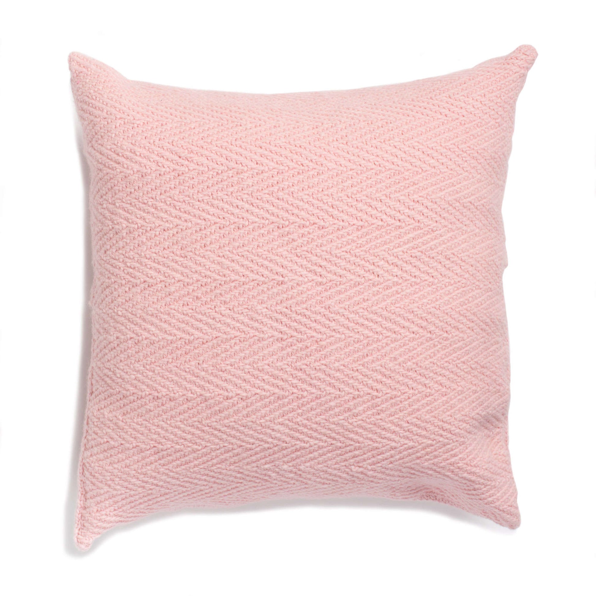 Free Patons Knit Herringbone Pillow Pattern
