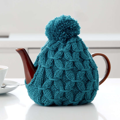 Patons Cushy Smocked Tea Cozy Knit Single Size