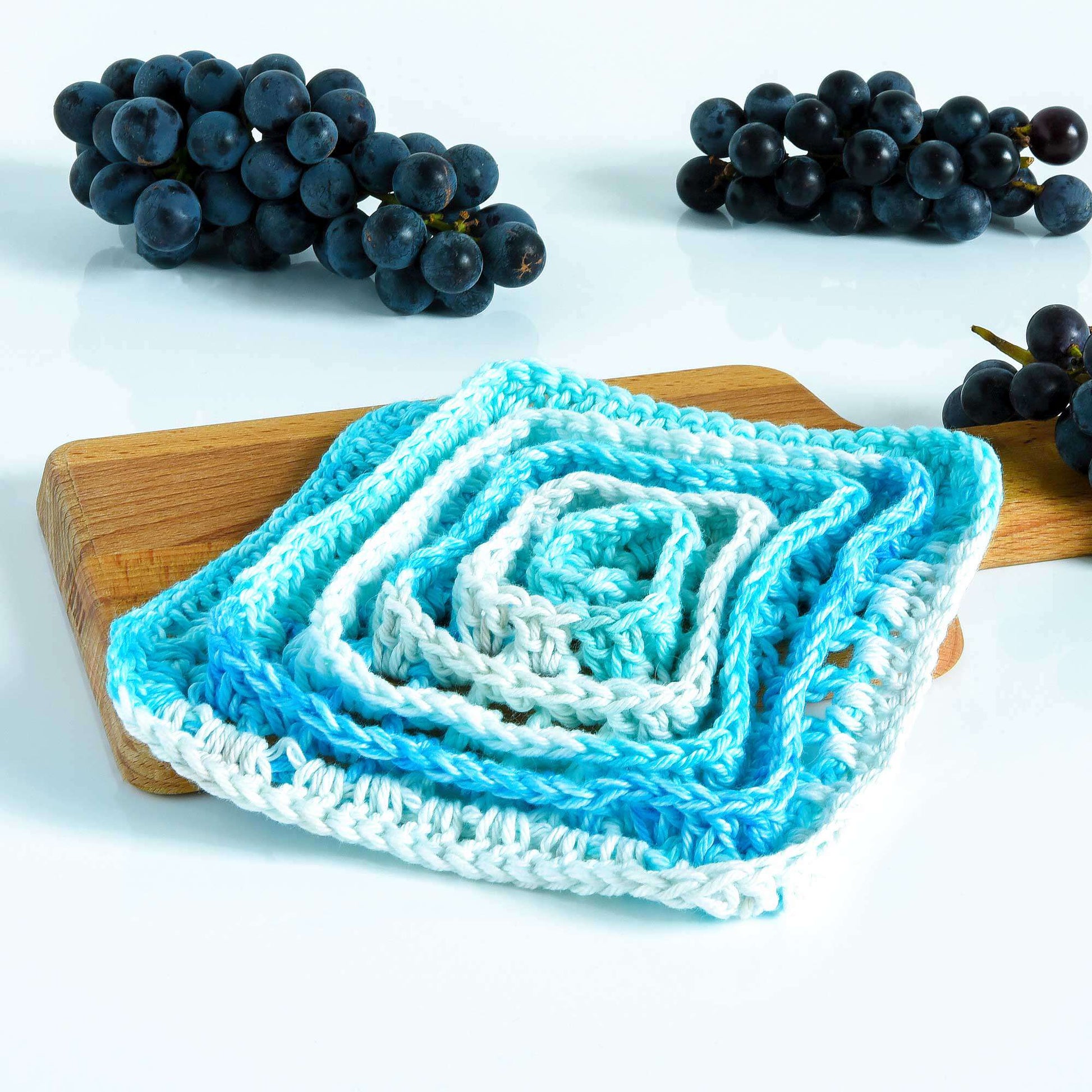 Free Peaches & Crème Wiggles Crochet Dishcloth Pattern