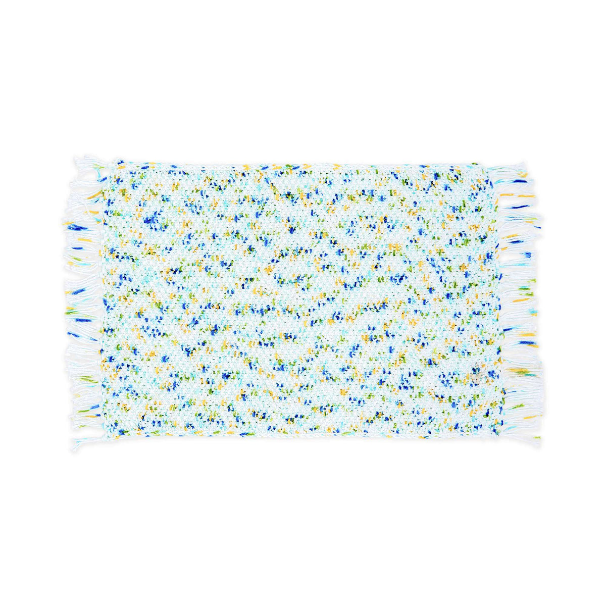 Knit Placemat made in Peaches & Crème Cone yarn