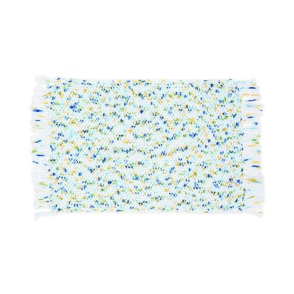 Peaches and Creme Sit With Me Knit Placemats Knit Placemat made in Peaches & Crème Cone yarn