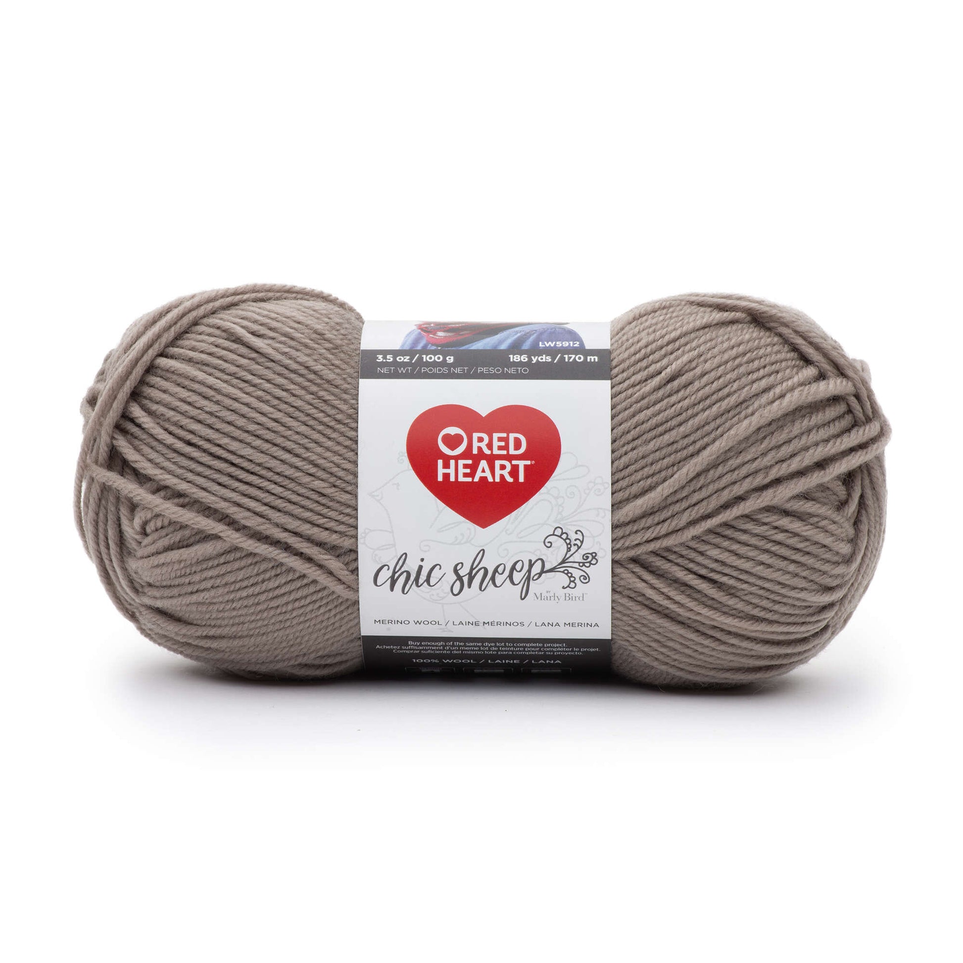 Red Heart Chic Sheep Yarn - Clearance shades Suede