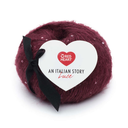 Red Heart An Italian Story Luce Yarn - Discontinued Shades Vino