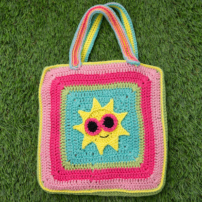 Red Heart Sunny Day Tote Bag Crochet Red Heart Sunny Day Tote Bag Crochet