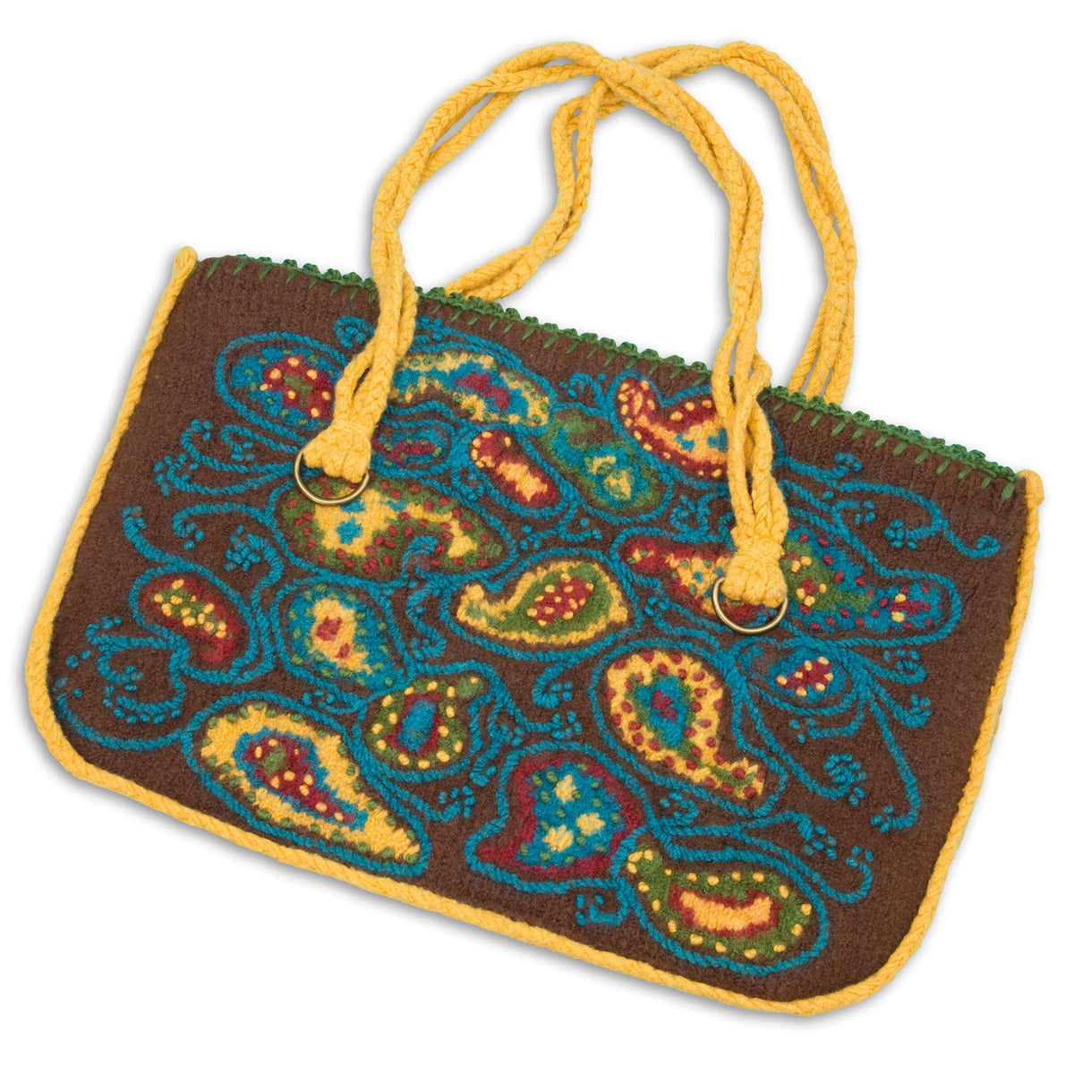 Crochet Purse made in Red Heart Bamboo Wool Yarn