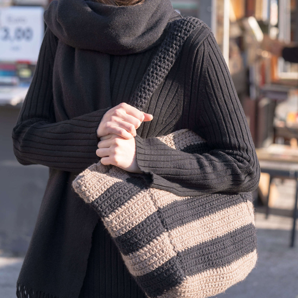 Crochet Bag made in Red Heart An Italian Story Vera Yarn