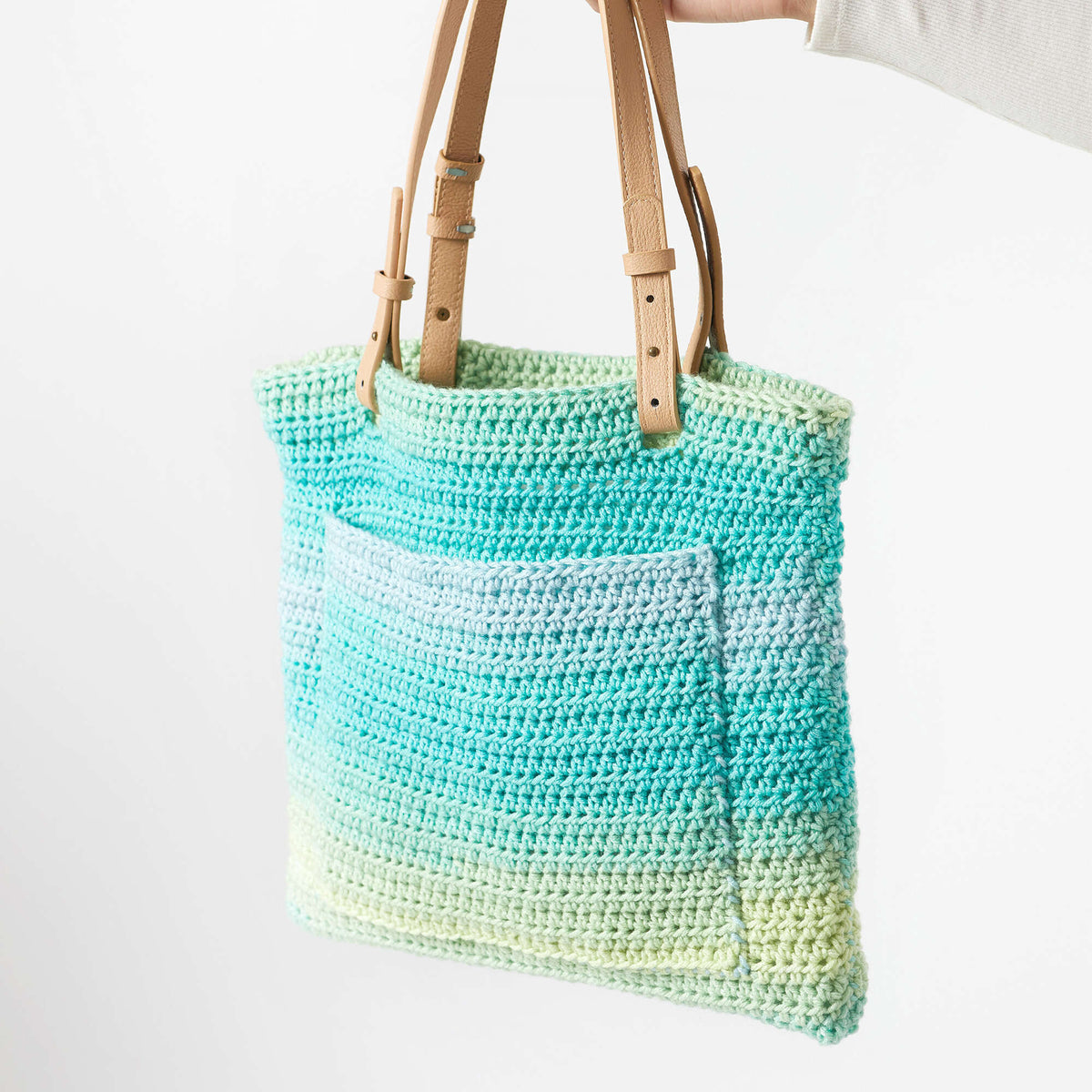 Crochet Tote Bag made in Red Heart Yarn