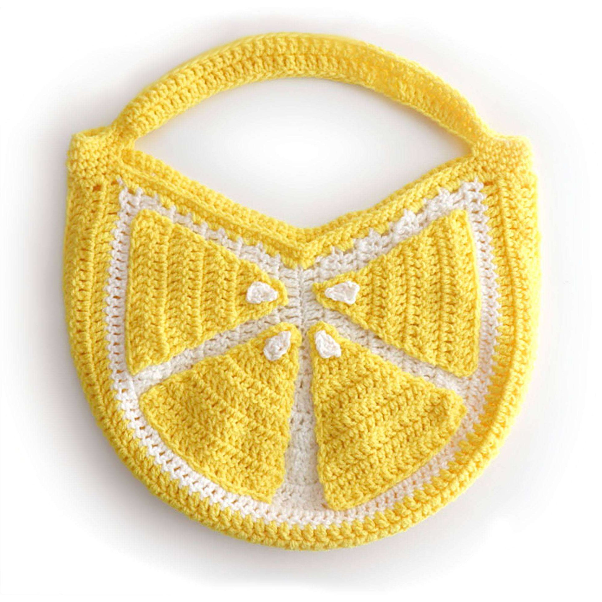 Red Heart Crochet Lemon Tote Pattern