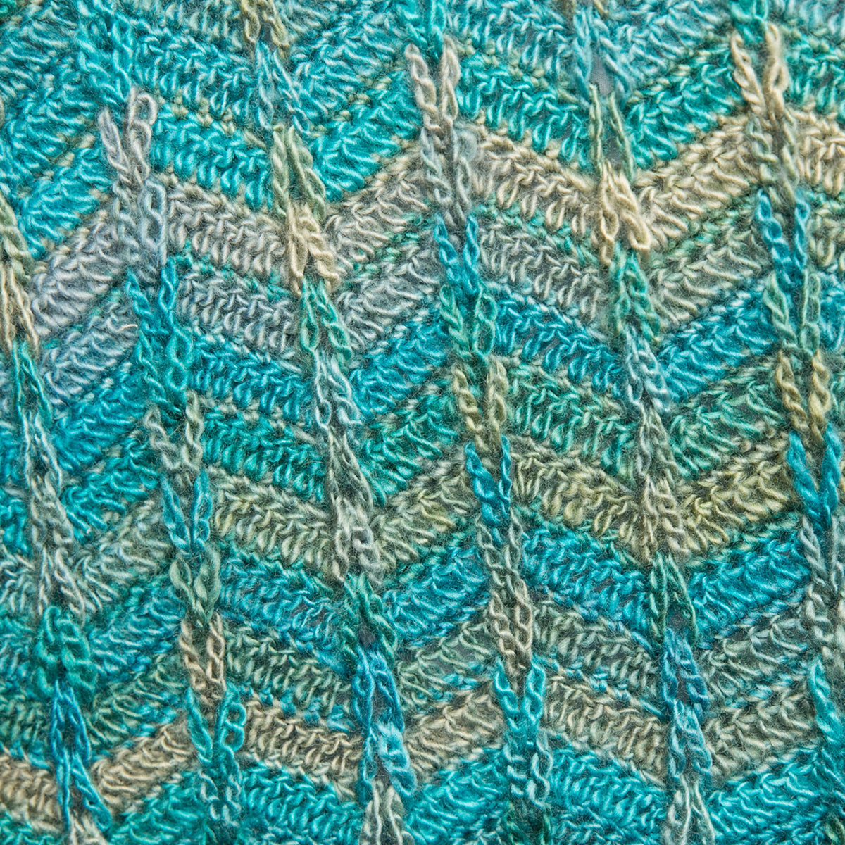 Crochet Poncho made in Red Heart Boutique Yarn