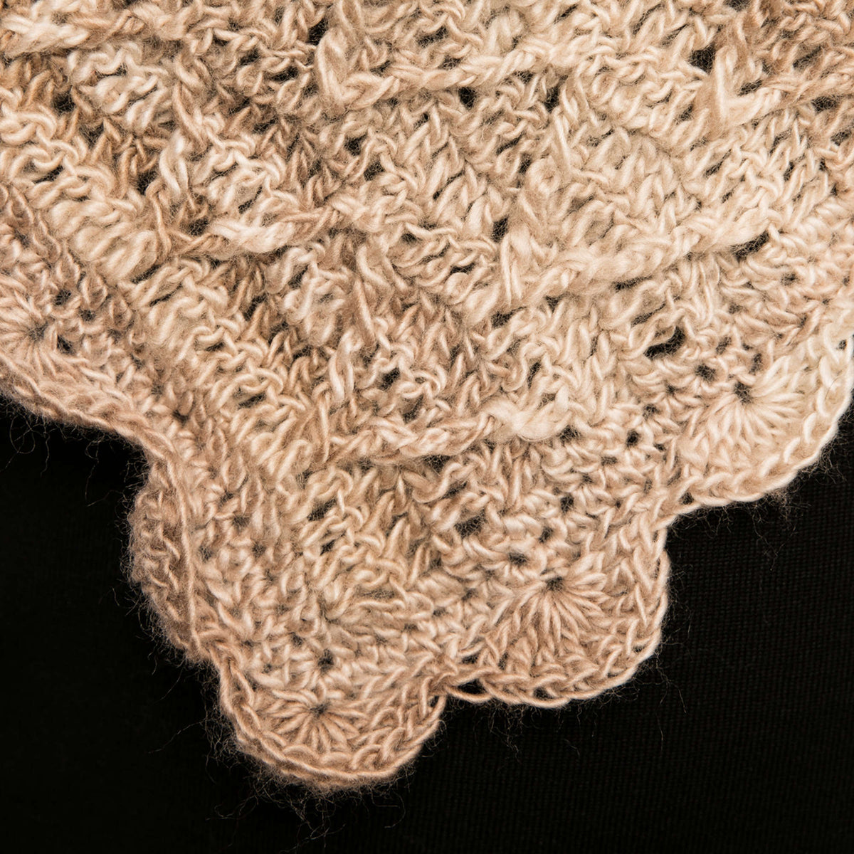 Crochet Poncho made in Red Heart Boutique Yarn