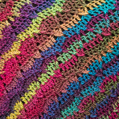 Red Heart Crochet Marly's Perfect Dramatic Cowl Poncho Crochet Poncho made in Red Heart Boutique Yarn