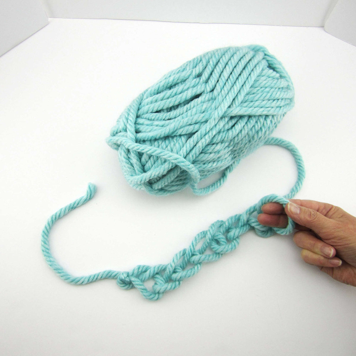 Crochet Cowl made in Red Heart Grande Yarn