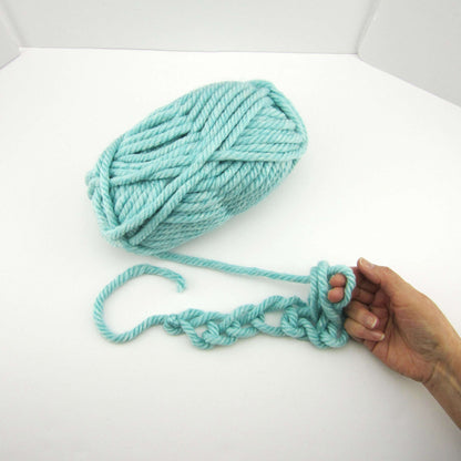 Red Heart Cool Finger Crochet Cowl Crochet Cowl made in Red Heart Grande Yarn