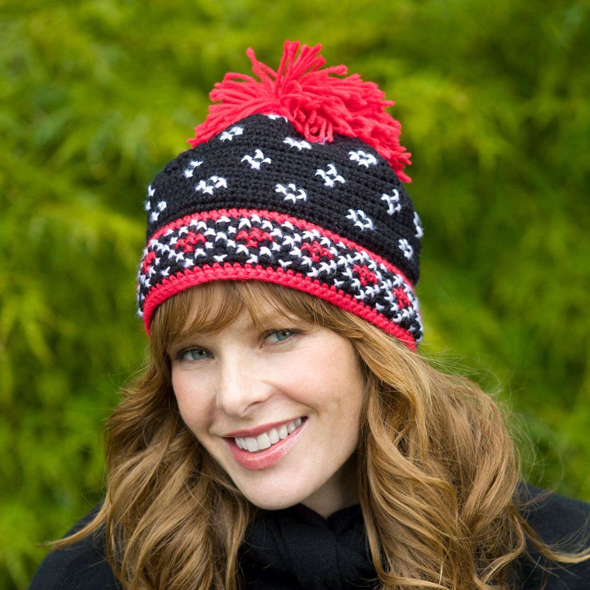 Crochet Hat made in Red Heart Soft Yarn