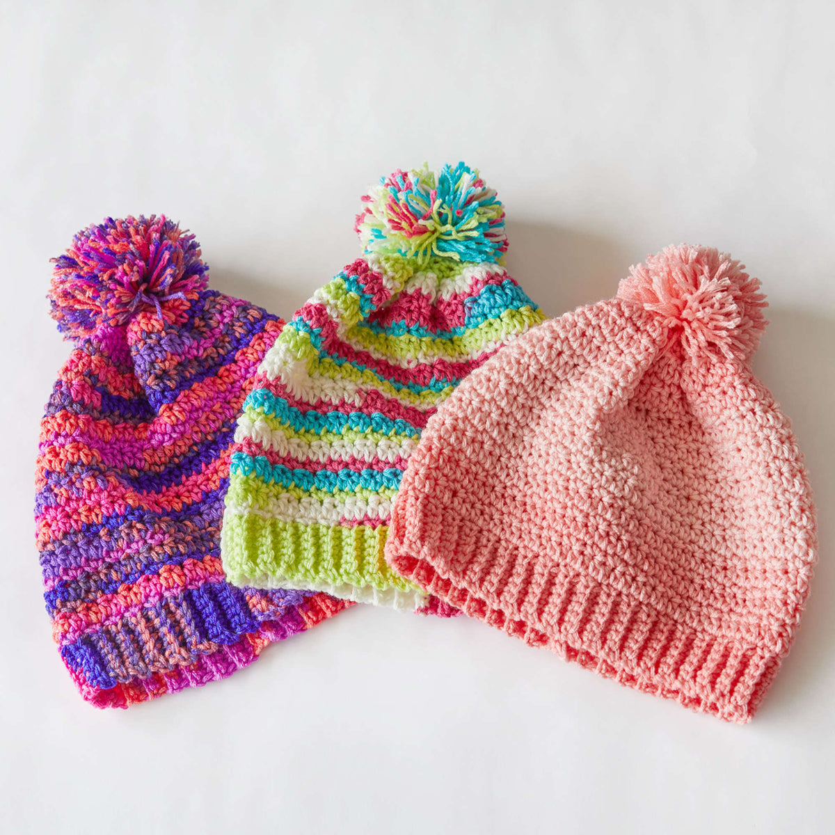 Crochet Hat made in Red Heart Super Saver Yarn