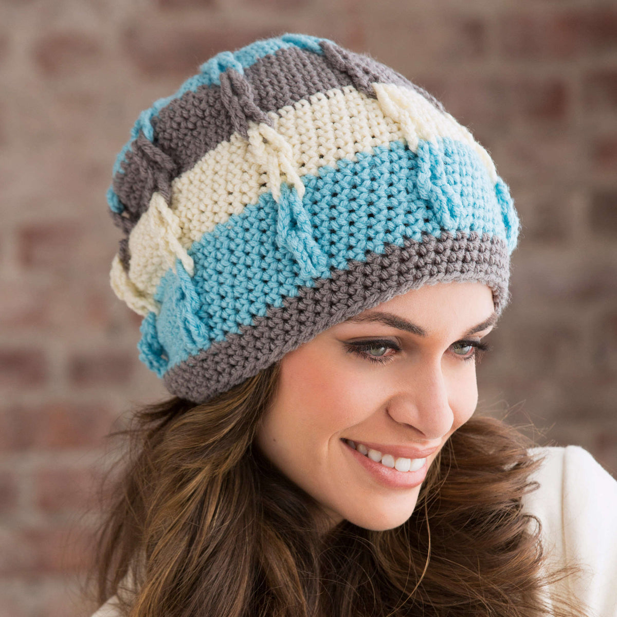 Crochet Hat made in Red Heart With Love Yarn