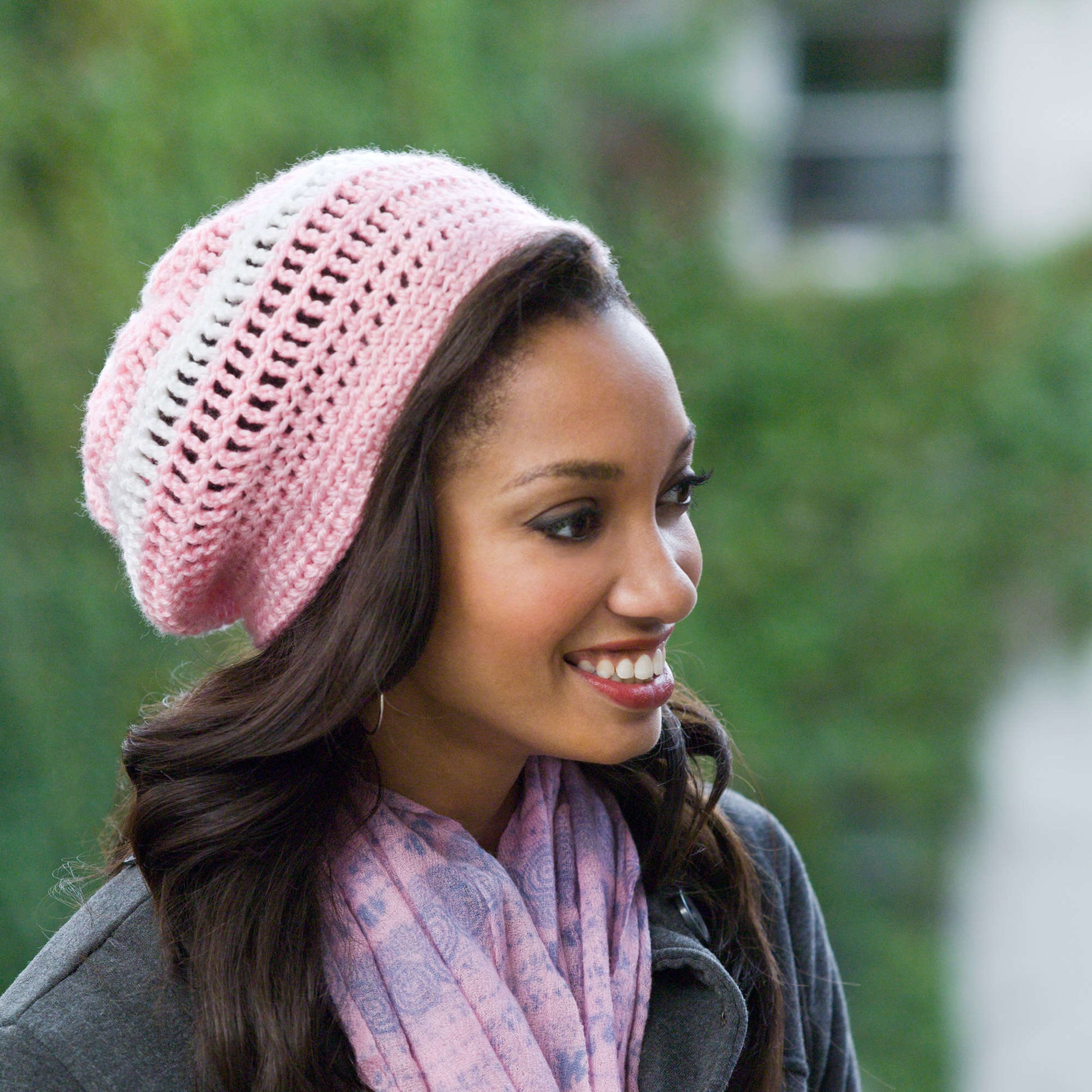 Free Red Heart Casual Beret Pattern