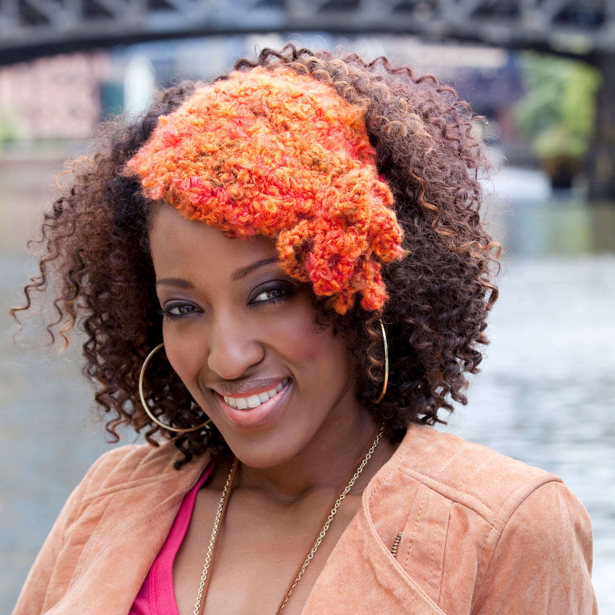 Crochet Hat made in Red Heart Light & Lofty Yarn