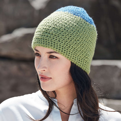 Red Heart Crochet Color Dip Hat Single Size