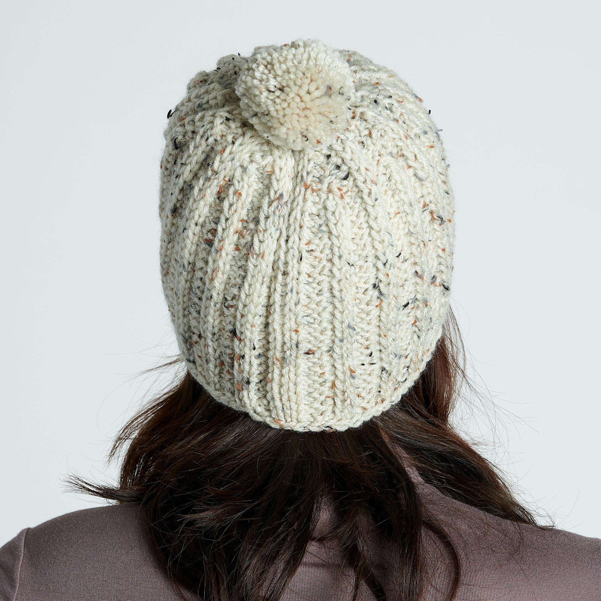 Free Easy Red Heart Tunisian Ribbed Hat Crochet Pattern | Yarnspirations