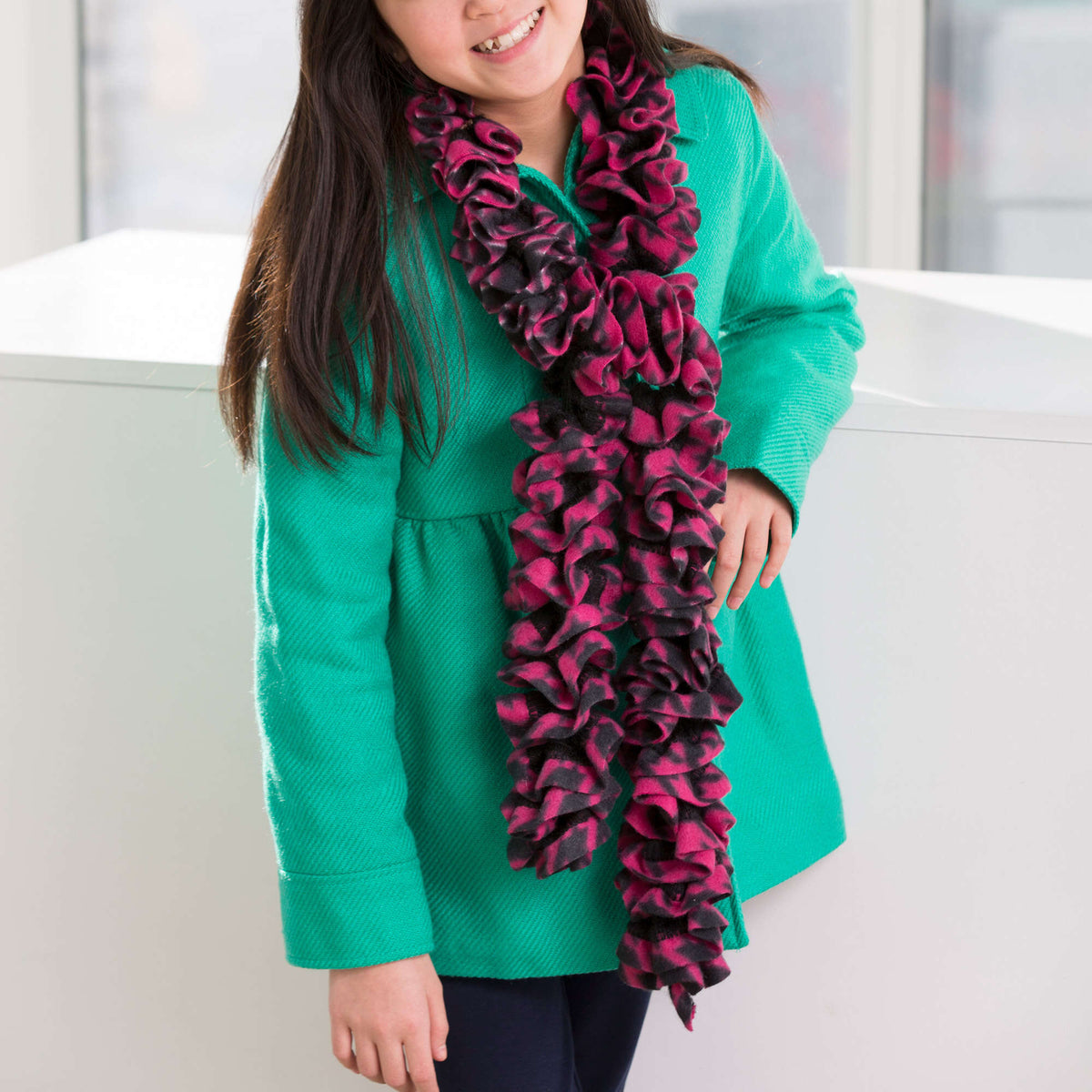 Crochet Scarf made in Red Heart Soft Yarn