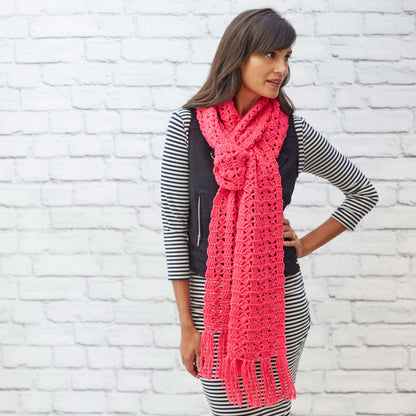 Red Heart Crochet Cosmo Scarf Red Heart Crochet Cosmo Scarf