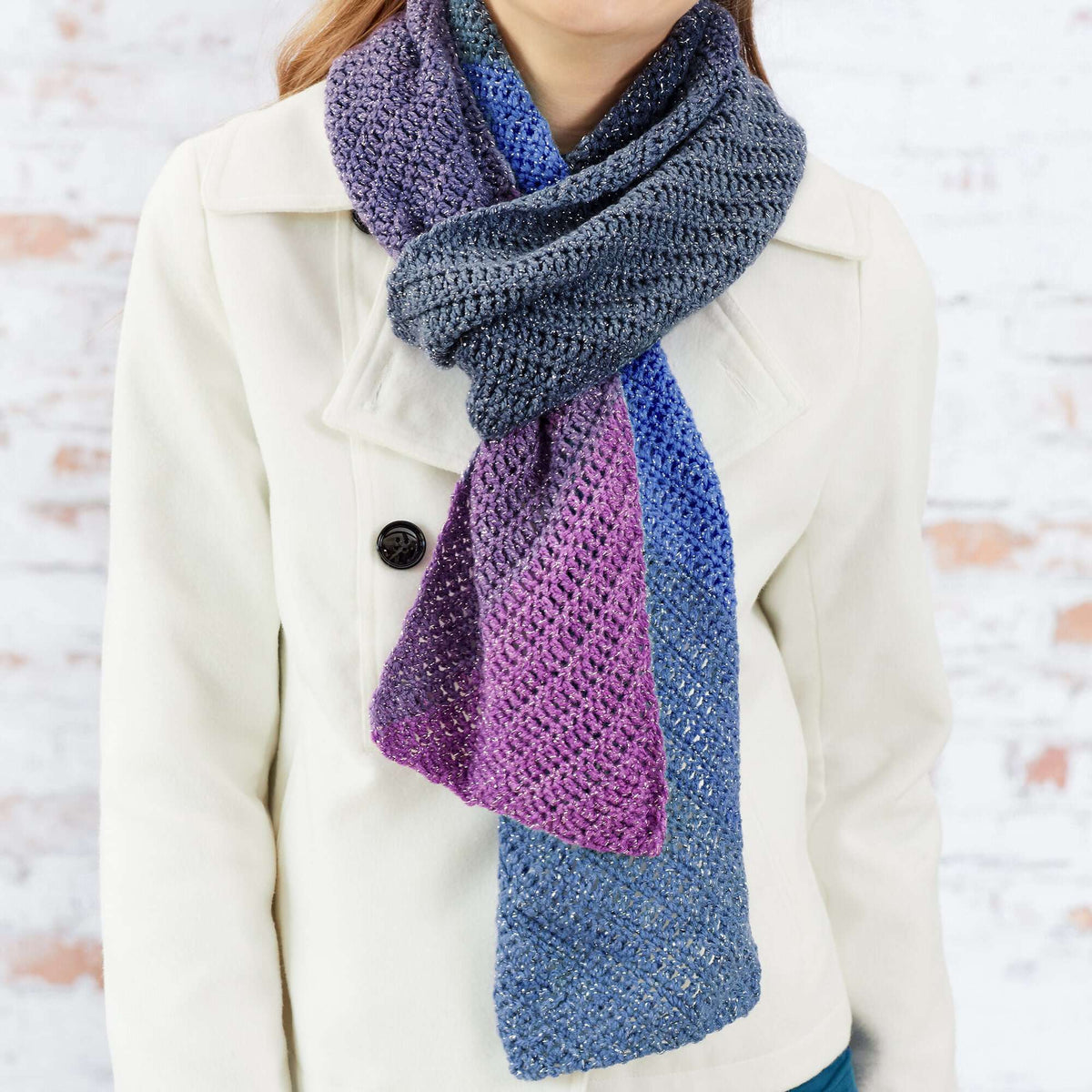 Crochet Scarf made in Red Heart Yarn