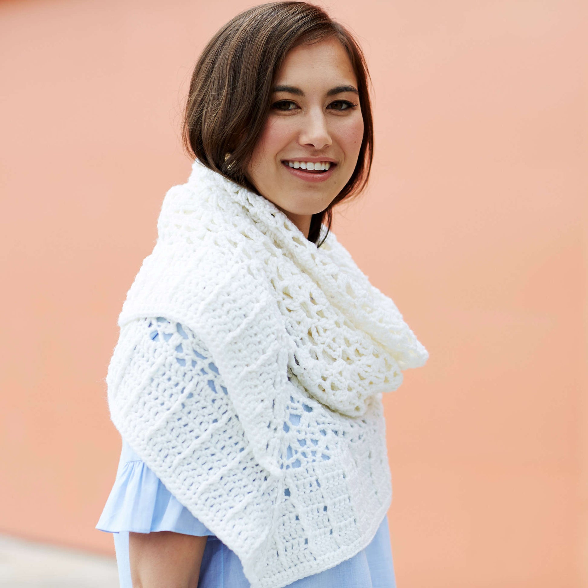 Free Red Heart Margaux Chic Shawl Pattern
