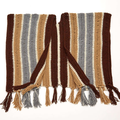 Red Heart Crochet Tasseled Ruana Crochet Ruana made in Red Heart Soft Yarn