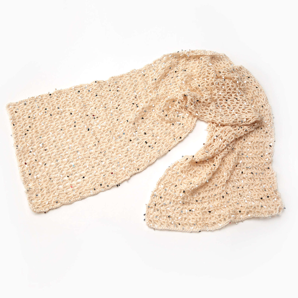 Crochet Shawl made in Red Heart Boutique Yarn