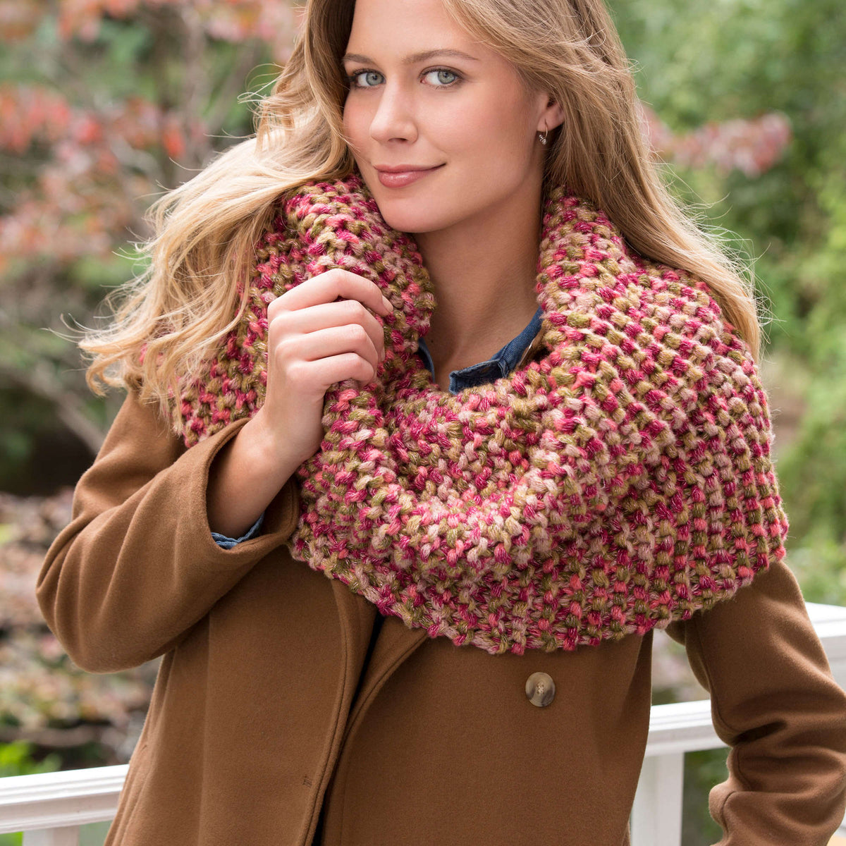 Crochet Shawl made in Red Heart Boutique Yarn