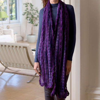 Red Heart Crochet Wrap and Go Shawl Crochet Shawl made in Red Heart With Love Yarn