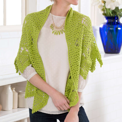 Red Heart Crochet Romantic Pineapple Shawl Crochet Shawl made in Red Heart Luster Sheen Yarn