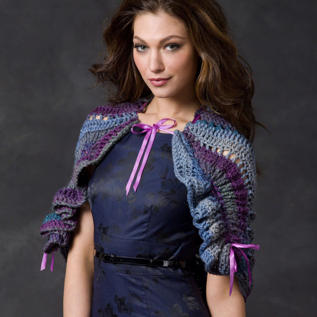 Crochet Wrap made in Red Heart Boutique Yarn