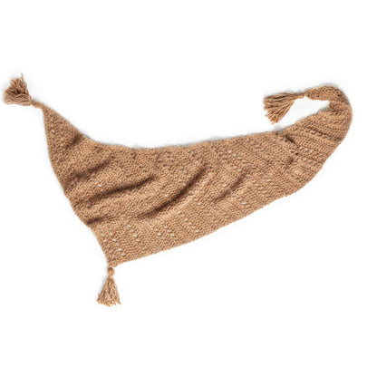 Red Heart Crochet Off-Center Triangle Shawl Single Size