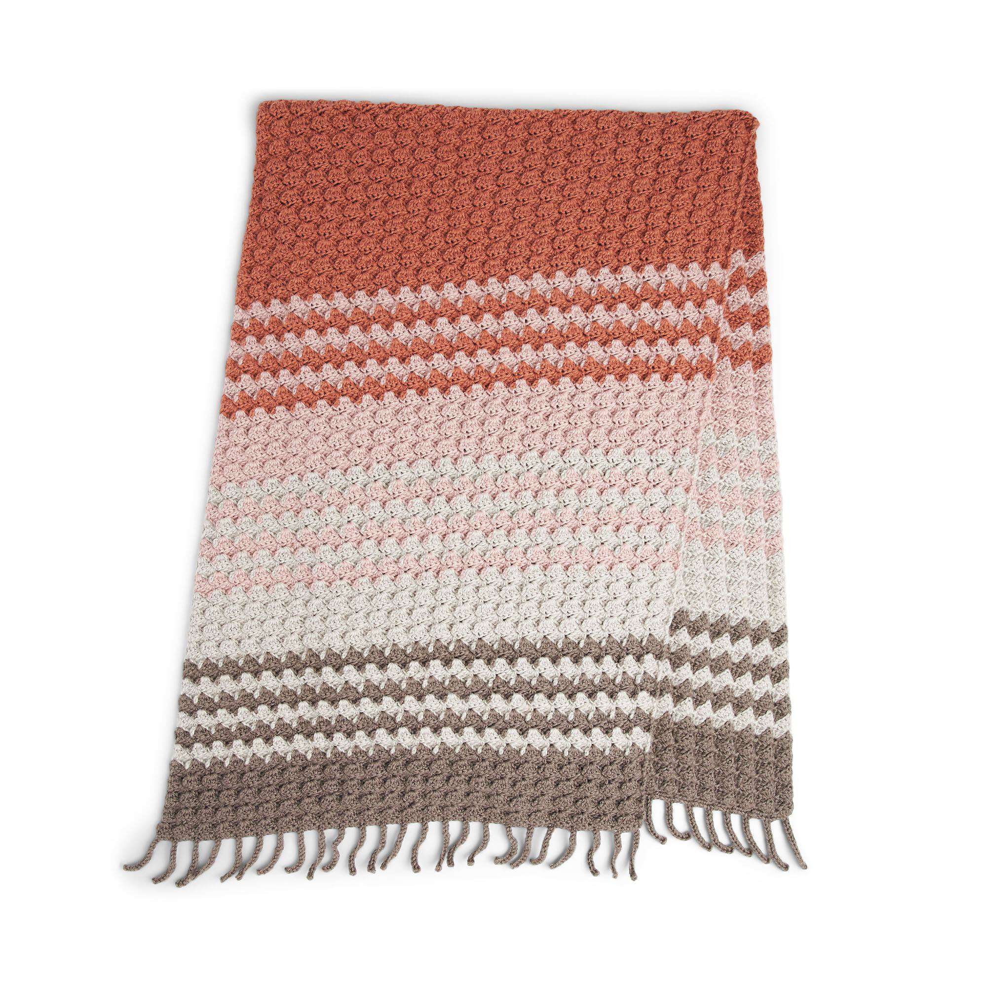 Free Easy Red Heart Softly Striped Wrap Crochet Pattern | Yarnspirations