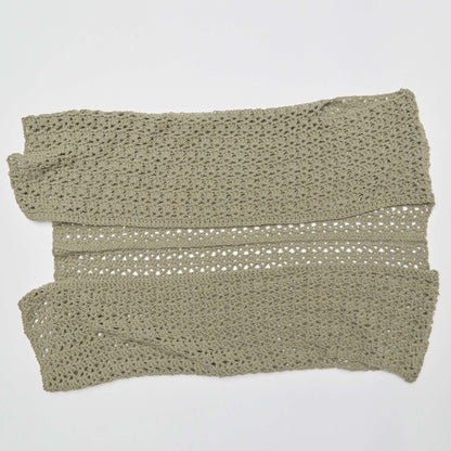 Red Heart Sage Stitch Long Cardigan Crochet Cardigan made in Red Heart Hygge Charm Yarn